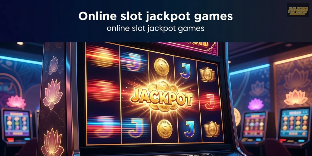 Minh họa khái niệm quay nổ hũ nh88 với giao diện trò chơi hiện đại và jackpot hấp dẫn